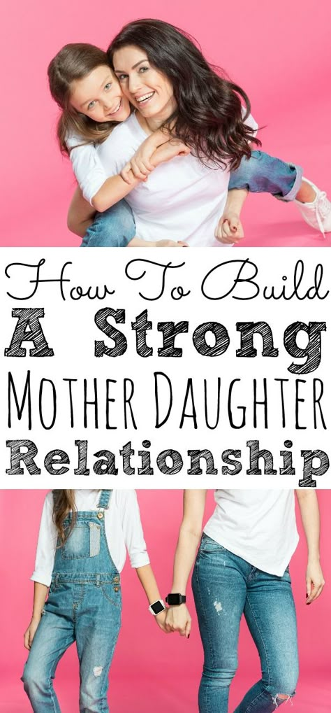 Having daughters is an amazing feeling, but not always as easy. I have some easy tips on how to build a strong mother daughter relationship that will last. Having a strong relationship with your daughter is so important. Create a strong bond with your daughter with these tips. - simplytodaylife.com #parenting #parenting101 #parentingtips #motherdaughter How To Have A Good Relationship With Mom, How To Raise A Daughter, How To Get Your Daughter To Open Up, Mom And Daughter Hobbies, Ways To Bond With Your Daughter, Quality Time With Daughter, Daughter Dates With Mom, Bond With Daughter, Mother Daughter Bonding Ideas