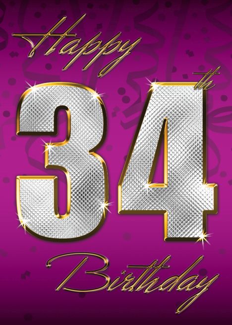 Bling Happy Birthday - 34th card #Ad , #Affiliate, #Happy, #Bling, #Birthday, #card Happy 54th Birthday, Happy 73rd Birthday, 73rd Birthday, 54th Birthday, 34th Birthday, 45th Birthday, 75th Birthday, Birthday Cards For Women, Happy Birthday Messages