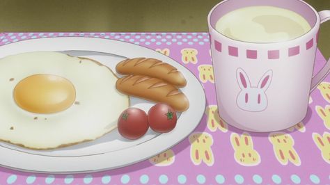 Anime Breakfast, Crystal Food, Anime Bento, Sailor Moon Screencaps, Anime Hands, Food Sketch, Food Painting, Anime Food, Moon Crystal