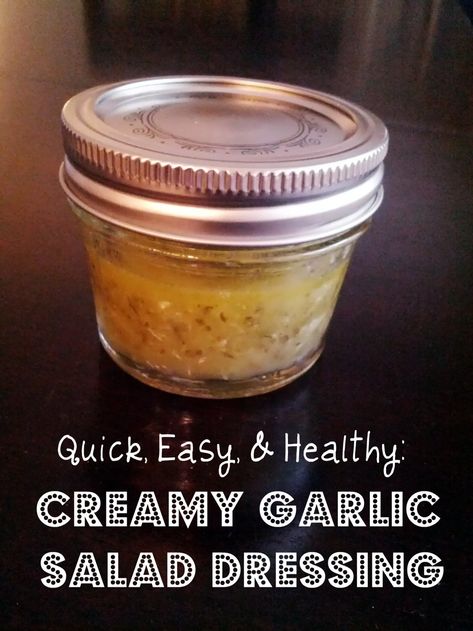 Creamy Garlic Salad Dressing, Creative Dinners, Salad Sides, Creamy Garlic Dressing, Garlic Salad, Garlic Salad Dressing, Homemade Salad Dressing Healthy, Cardiac Diet, Healthy Salad Dressing