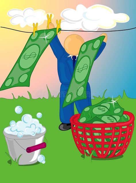 Money laundering. Illustration of a man hanging out money on a clothes line #Sponsored , #PAID, #sponsored, #laundering, #man, #clothes, #Illustration Man With Money, Money Illustration, Clothes Illustration, Man Clothes, Global Village, Money Laundering, Line Illustration, Rich Man, Clothes Line