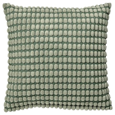 Super-soft cushion cover in pale grey-green with a tactile pattern that en-hances the different tones in the pile and base. Take your pick from an array of colours or mix. Made of recycled polyester. SVARTPOPPEL cushion cover Color:pale grey-green Ikea France, Organization Furniture, Pretty Pillow, Feather Pillows, Ikea Family, Pillow Texture, Green Pillows, Beautiful Pillows, Clean Laundry