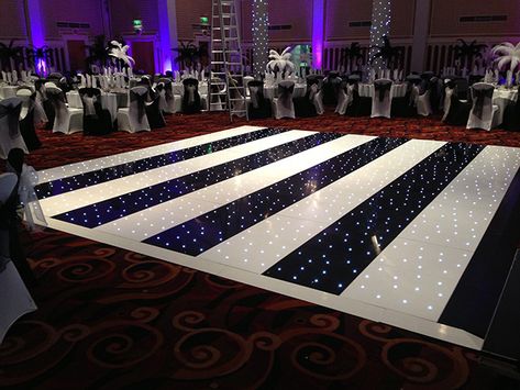 Black and White Striped Starlight Dance Floor is perfect for both wedding receptions and corporate events. Led Dance Floor, Venue Lighting, Corporate Events Decoration, Led Dance, Event Solutions, Wedding Receptions, Dance Floor, Shenzhen, Event Decor