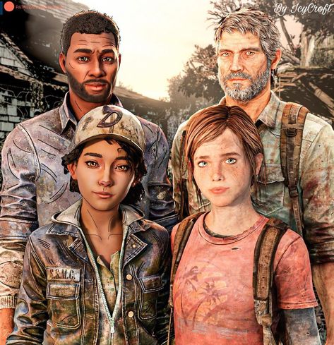 Last Of Us Characters, The Last Of Us Characters, The Walking Dead Game, The Walking Dead Telltale, Joel And Ellie, The Last Of Us2, Walking Dead Game, Hope You, The Last