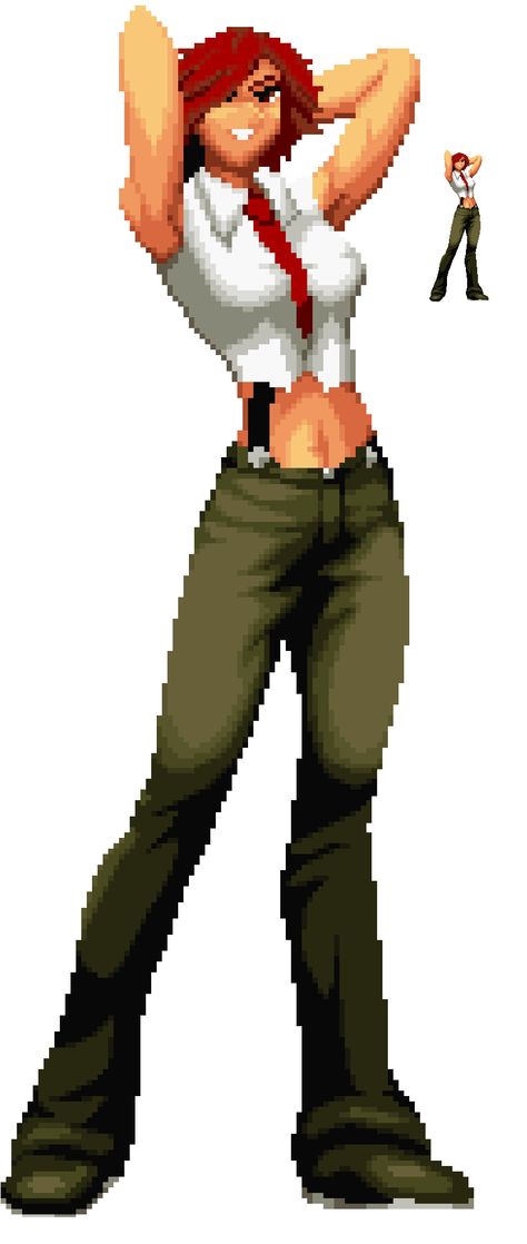 Vanessa Vanessa King Of Fighters, Drawn Characters, Snk King Of Fighters, Paradise Kiss, Halo Reach, Secret Power, Pixel Art Games, Pixel Art Design, King Of Fighters