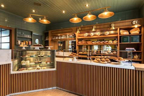 Bonin Bakery - Picture gallery Bakery Shop Interior, Modern Bakery, Rustic Bakery, Bakery Shop Design, Bakery Interior, Bakery Design Interior, Coffee Shop Interior Design, Bakery Decor, Bakery Design