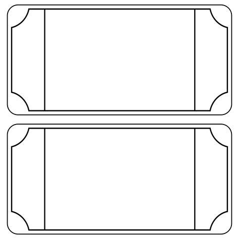 Meal Ticket Template Free Printable, How To Make Tickets Diy, How To Make Tickets, Free Ticket Printable, Blank Ticket Template Free Printable, Printable Tickets Template Free, Admit One Ticket Template, Ticket Template Free Printables, Diy Tickets