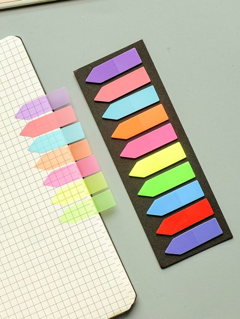 Transparent Sticky Notes, Page Markers, Cute School Stationary, Study Stationery, Creative Stationery, Cute Stationary, Book Markers, Cute School Supplies, Sticky Note