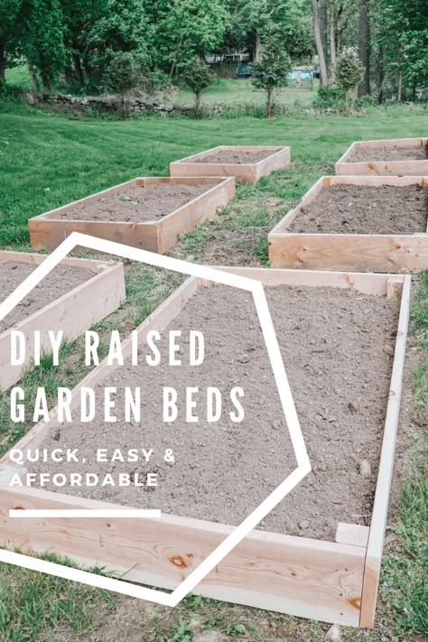 Flower Beds Diy, Building A Raised Bed, Cheap Garden Beds, Easy Garden Beds, Diy Raised Garden Beds, Build A Raised Garden Bed, Cheap Raised Garden Beds, Diy Raised Garden Bed, Diy Garden Bed