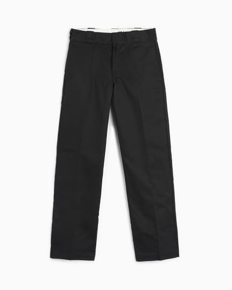 Trousers Runway, Dickies Pants Outfits Women, Dickies Black Pants, Outfit Trousers, Stussy Clothing, Pants Png, Chic Trousers, Gut Wrenching, Dr Wardrobe