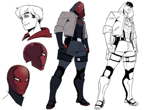 Red Hood Cosplay, Red Hood Comic, Bat Symbol, Red Hood Jason Todd, Action Comics, Marvel Fan Art, Batman Comic Art, Dc Comics Artwork, Batman Universe