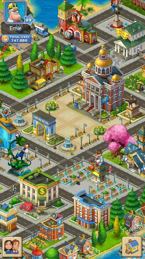 Farm City Game, Township Game Layout Ideas Beginner, Town Ship Design, Factory Layout, No More Lies, Town Games, Episode Interactive Backgrounds, City Island, City Games