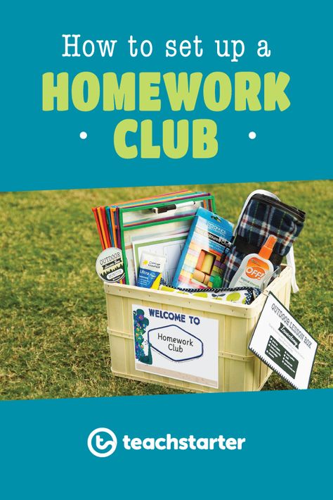 How to Set Up a Homework Club - Teach Starter Blog Homework is a hot topic. Homework should be meaningful and make links to the real world. Read this blog for tips and ideas on setting up a homework club to support students who find homework a challenge, plus teaching resources to make your life easier. No Homework Policy, Homework Club, English Homework, School Homework, Welcome Letters, School Community, Program Ideas, After School Program, Homework Help