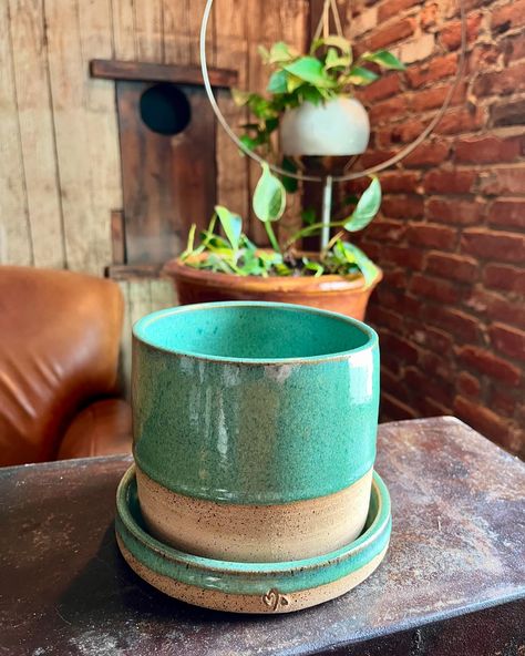 Handmade ceramic planter. Created by Mo Pottery Co. Clay Planter, Clay Classes, Handmade Ceramic Planters, Pottery Inspo, Kids Clay, Mulberry Street, Clay Planters, Pottery Classes, Lancaster Pa