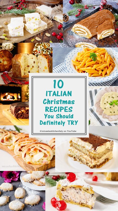 10 Italian Christmas Recipes You Should Definitely Try Italian Christmas Breakfast, Christmas Italian Dinner Ideas, Italian Christmas Aesthetic, Italian Christmas Eve Dinner, Italian Christmas Dinner, Italian Christmas Recipes, Italian Christmas, Recipes Christmas, Italian Dinner