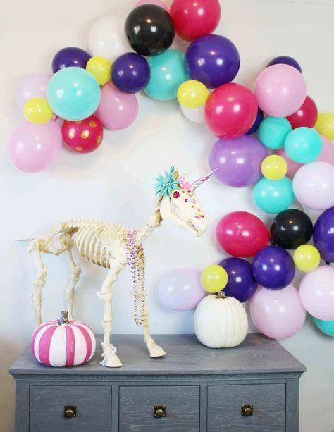 Fun Halloween Decorations, Unicorn Skeleton, Halloween Front Porch Decor, Cute Skeleton, Unicorn Halloween, Halloween Front Porch, Fun Halloween Decor, Skeleton Halloween, Halloween Porch