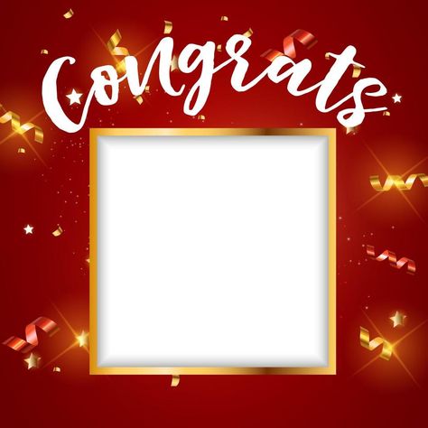 Congratulations Design, Easy Hand Drawings, Congratulations Photos, Bee Themed Classroom, Template Background, Portfolio Covers, Advertisement Design, Photo Frame Design, Frame Background