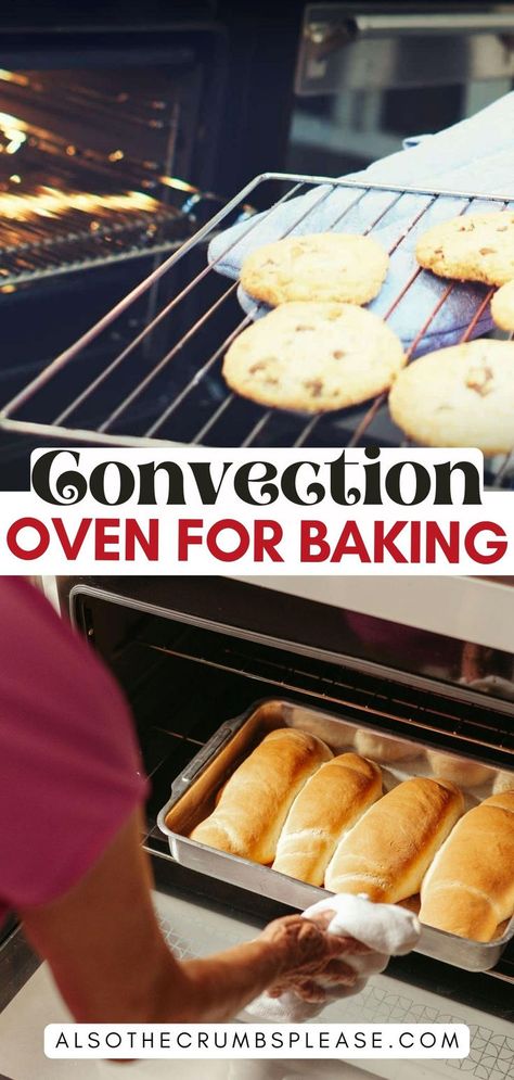 Thinking of using a convection oven for baking? Discover essential tips on temperatures, timing, and techniques for everything from cookies to bread. Perfect for home bakers looking to go pro! #ConvectionOven #BakingLikeAPro #BakingTips Gas Oven Baking Tips, Convection Oven Baking, Oven For Baking, Convection Oven Cooking, Convection Oven Recipes, Homemade Baked Bread, Baking Games, Baking Basics, Oven Canning