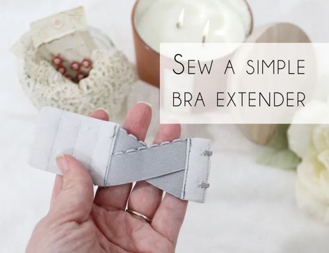 Ohhh Lulu - Handmade Lingerie & Sewing Patterns Bra Extender Diy Ideas, Diy Bra Extender, Diy Bra, Diy Clothes Hacks, Tips For Sewing, Bra Extender, Sewing Alterations, Sewing Machine Projects, Clothes Hacks