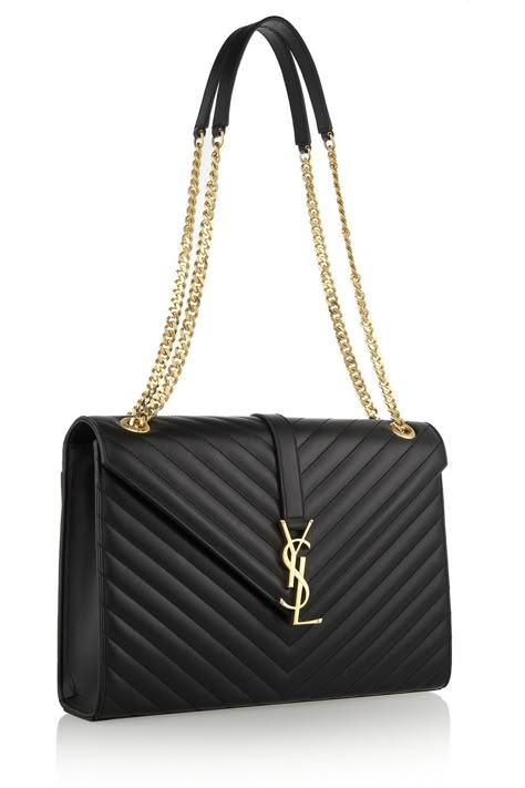 Yves Saint Laurent - Cassandre #handbag #original #fashionlabel #brandedbag #designer Sac Yves Saint Laurent, Luxury Design Print, Sac Michael Kors, Closet Luxury, Yachts Luxury, Chateau Versailles, Tas Bahu, House Luxury, Black Handbag