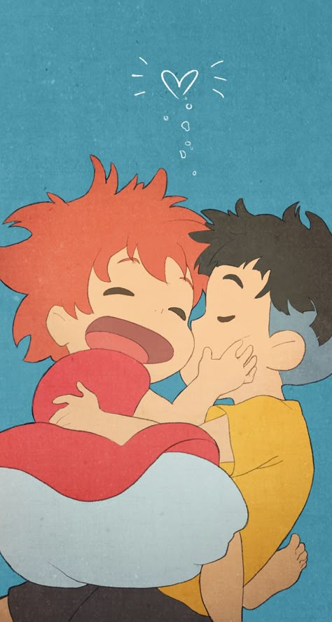 Ponyo Wallpaper Explore more #miyazaki, #ponyo, Animated, Fantasy, Film wallpaper. https://www.whatspaper.com/ponyo-wallpaper-22/ Ponyo Wallpapers, Tokyo Wallpaper, Cliff By The Sea, Japanese Wallpapers, Film Wallpaper, Studio Ghibli Wallpaper, Ghibli Wallpaper, Ghibli Studio, Studio Ghibli Art