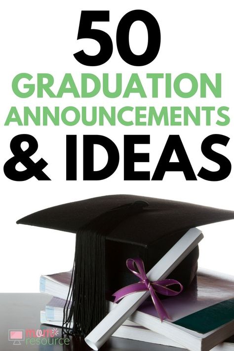 Need graduation announcements? Here are all the best graduation announcement ideas in one convenient place: graduation announcements for high school & college, for guys & for girls, simple & creative - all in one place. via @momresource College Announcement Ideas, Graduation Announcements Ideas, Graduation Announcement Ideas, Graduation Announcements Wording, Graduation Invitations Diy, College Announcements, Graduation Announcements High School, Themed Snacks, Graduation Invitation Cards