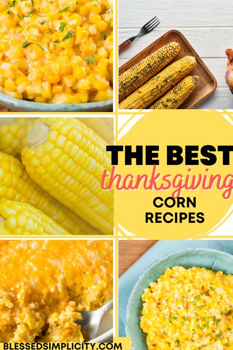 Thanksgiving Corn Casserole, Corn Side Dish Recipes, Corn Casseroles, Thanksgiving Corn Recipes, Best Corn Recipe, Canned Corn Recipes, Thanksgiving Corn, Corn Thanksgiving, Corn Side