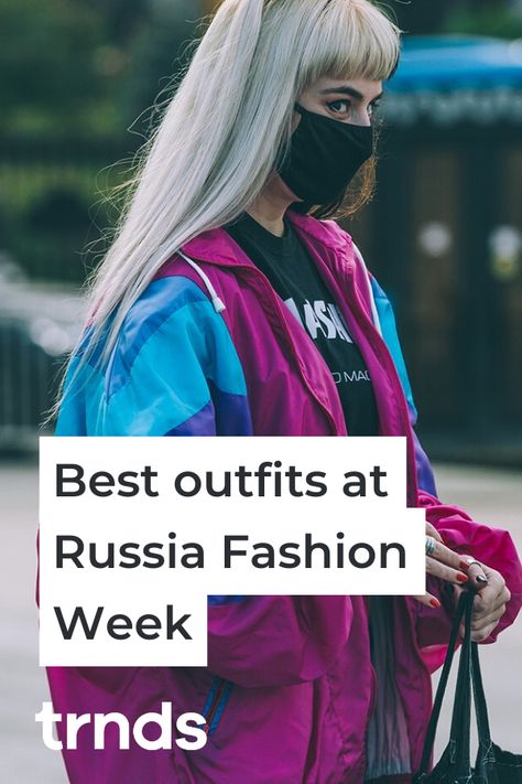 Best Outfits at Russia Fashion Week. Set in Moscow, the Mercedes Benz Fashion Week was a celebration of both fashion and culture. As always, designers presented their upcoming collections and fashion enthusiasts went to be ahead of the future trends. Outerwear was the statement piece among influencers. Tailored blazers, oversized coats, and shiny puffer jackets were also very popular. As for the colors, neon brights and checked patterns were prominent. #streetstyle #fashionweek #russia #outfits Russia Street Style, Russia Fashion, Oversized Coats, Future Trends, Best Outfits, Oversized Coat, Tailored Blazer, Cool Street Fashion, Street Styles