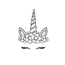 Unicorn Face Black White Stock Illustrations – 613 Unicorn Face Black White Stock Illustrations, Vectors & Clipart - Dreamstime Unicorn Clipart Black And White, Simple Unicorn Tattoo Outline, Unicorn Horn Drawing, Unicorn Face Drawing, Simple Unicorn Tattoo, Paperang Ideas, Unicorn Line Art, Unicorn Drawing Easy, Unicorn Black And White