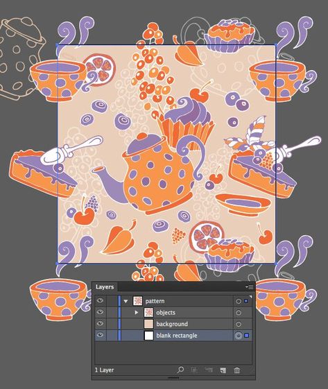 set the boundaries of the pattern Seamless Pattern Tutorial, How To Make A Pattern In Illustrator, Adobe Illustrator Pattern Design, Illustrator Pattern Design, Adobe Illustrator Illustration, Graphic Pattern Design, Pattern Illustration Design, Illustrator Pattern, Adobe Illustrator Art