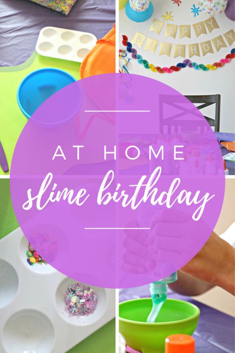 At Home Slime Birthday Party during a Quarantine Diy Slime Party Ideas, Slime Birthday Party Ideas, Slime Party Ideas, Slime Decorations, Birthday Party With Friends, Slime Birthday Party, Types Of Slime, Slime Birthday, Birthday Party At Home