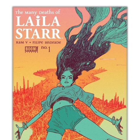 [PDF] Free Download The Many Deaths of Laila Starr #1 By V. Ram The Many Deaths Of Laila, Graphic Novel Cover, Blue In Green, Justice League Dark, Best Comic Books, The Avatar, Award Winning Books, Comic Shop, Entertainment Weekly