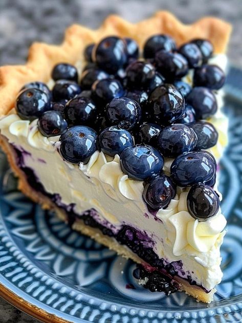 Cheesecake Tart, Cheesecake Tarts, Drink Art, Sweet Pies, Delicious Cakes, Perfect Pies, Sweet Pie, Blueberry Cheesecake, Pies & Tarts