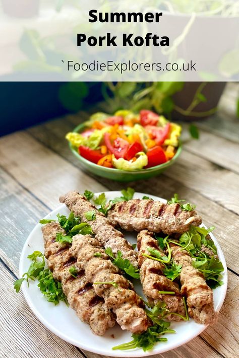 Pork Kofta Recipe • Foodie Explorers Pork Kofta Recipe, Easy Cooking For Kids, Pork Mince Recipes, Glasgow Food, Cooking With Kids Easy, Kofta Recipe, Hearty Recipes, Cooking For Kids, Minced Pork