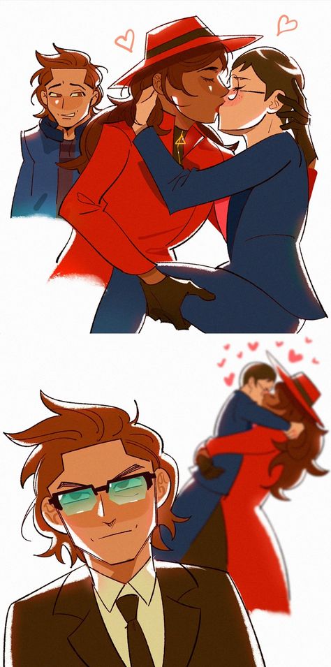 Carman Sandiego X Julia, Jules X Carmen, Carmen Sandiego X Jules Fanart, Carmen And Jules, Carulia Fanart, Carmen Sandiego X Jules, Carmen X Julia, Carmen San Diego, Cute Ships