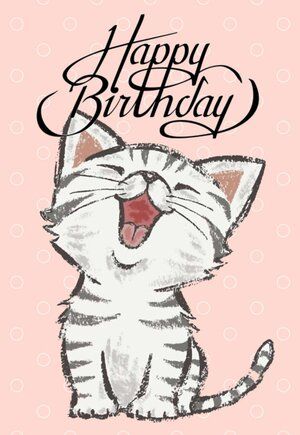 The search is over! Download your free printable cat birthday card! Cat Happy Birthday Wishes, Happy Birthday Cats Cute, Birthday Card Template Free Download, Kitty Birthday Wishes, Free Printable Birthday Cards For Women, Birthday Cat Drawing, Happy Birthday Card Aesthetic, Happy Birthday Cat Lover, Cat Birthday Doodle