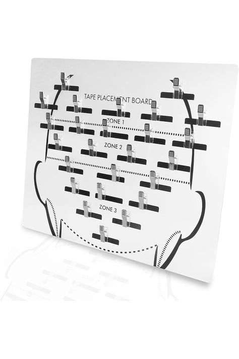 Hair Extension Display Holder Rack Hair Styling Too for Hairpieces Tape Hair Dye Plate Wig Sectioning Display Grafting Plate Hair Extensions Tool Display Board Salon Barber Hair Hanger Supplies Tape In Placement, Hair Extension Placement, Hair Extension Display, Extension Placement, Extension Display, Hair Extension Holder, Hair Display, Tool Display, Wig Display