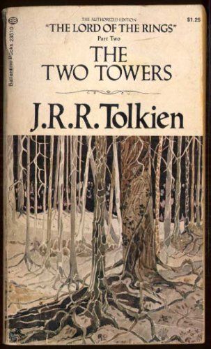 Again, Tolkien's own artwork made for the best paperback covers ever. This forest was so evocative to a twelve year old boy. The Two Towers Book, Jrr Tolkien Books, J.r.r. Tolkien, Two Towers, Tolkien Books, Tolkien Art, The Two Towers, J R R Tolkien, Fellowship Of The Ring