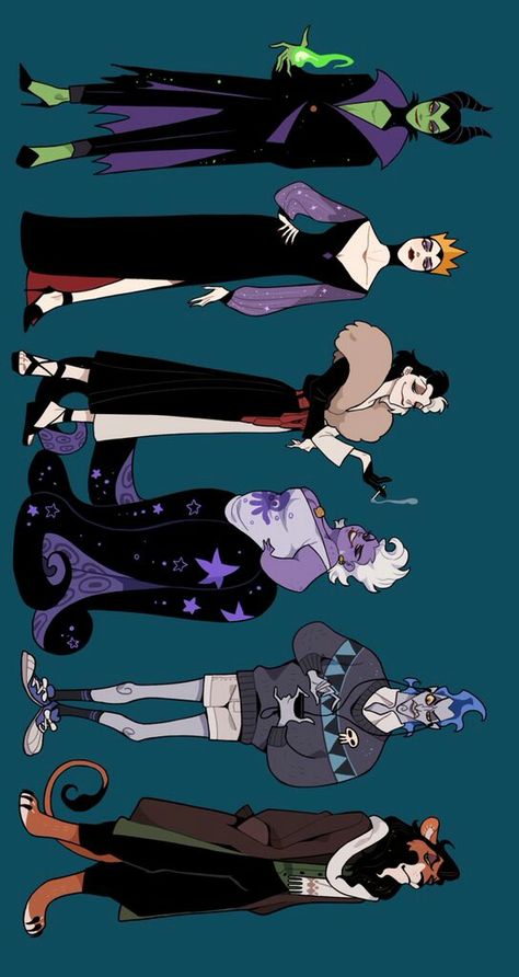 Disney Villains by juanmao Cartoon Villain Character Design, Disney Princesses As Villains, Villian Ideas Drawing, Disney Villian Wallpaper, How To Draw Villains, Disney Villians Drawings, Villain Design Ideas, Disney Villains Fanart, Disney Villains Drawings