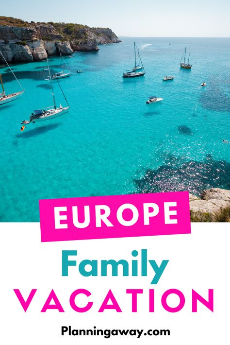 Are you looking for the best family European vacations? Interested in planning a family vacation in Europe that will be unforgettable? Awesome! 

I want to give you as many ideas as possible so you can plan the best family holidays in Europe.  I will include many options.  

This post will help you know the best locations to go in Europe with kids. These spots cater to kids.  These Europe trips for families are amazing! 

Let's get started by exploring the best European vacations for families! Europe Family Vacation, Family European Vacation, Best European Vacations, Europe With Kids, Vacations For Families, Tarifa Spain, Europe Trips, Best Places In Europe, Family Ski Trip