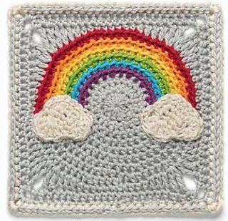 Magical Colors, Knitting Patterns Free Dog, Crochet Christmas Trees Pattern, Motifs Granny Square, Baby Afghan Crochet Patterns, Rainbow Pillow, Crochet Bedspread Pattern, Crochet Unicorn, Rainbow Crochet