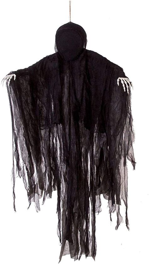 Amazon.com: 5 Ft Dark Hanging Grim Reaper, Faceless Ghost in Black Horror Robe for Best Halloween Hanging Decorations: Toys & Games Faceless Ghost, Harry Potter Halloween Decorations, Forest Ideas, Black Horror, Halloween Hanging Ghost, Harry Potter Party Decorations, Halloween Hanging Decorations, Haunted House Props, Hanging Ghosts