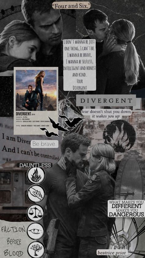 #divergent #divergentaestetic #bookseries #movies #fourandtris #beatriceprior #wallpaper #divergentshuffle #dauntless #abnegation #blackandwhite #black Divergent Wallpaper, Four Divergent, Divergent Fan Art, Divergent 2014, Divergent Movie, Divergent Fandom, Divergent Hunger Games, The Divergent, Divergent Series