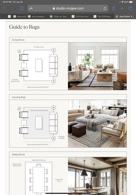 Interior Design Guidelines, Guide Design, Rug Placement, Interior Design Guide, Design Guidelines, Geometric Pattern Design, Mobile Home, Style Guides, Interior Styling