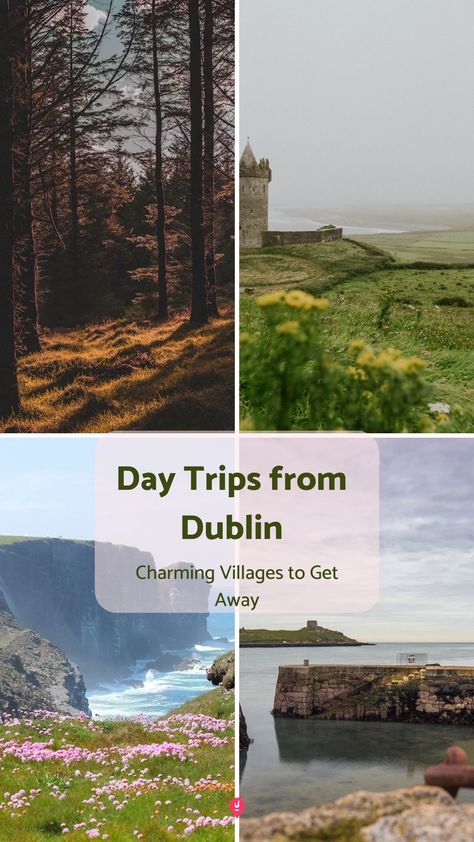 These day trips from Dublin offer a refreshing break from urban life, immersing you in Ireland's natural beauty, rich history, and vibrant culture. #DayTrips #Charmingvillage #IrelandExplore #hiddengems #traveltips Day Trips From Dublin, Things To Do In 2023, Visit Dublin, Ireland Travel Guide, Amazing Day, Urban Life, Ireland Travel, Tour Operator, Group Tours