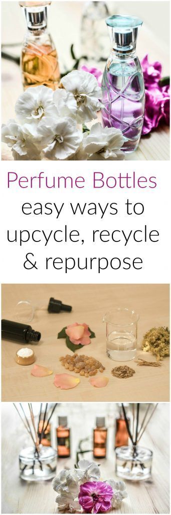 Fun things to do with upcycled perfume bottles. Old Perfume Bottles, Empty Perfume Bottles, Diy Cleaning Products Recipes, Home Decor Pieces, How To Teach Kids, Upcycle Recycle, Cleaning Recipes, Hand Craft, Upcycled Crafts