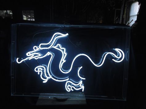 Signs Of Toronto - White Dragon Cny Dragon, Neon Dragon Wallpaper, Neon Sign Japanese, Japanese Neon Signs Aesthetic, Dragon Neon Sign, Open Restaurant, Japanese Neon Signs Tokyo, Design Dragon, Neon Wall Signs