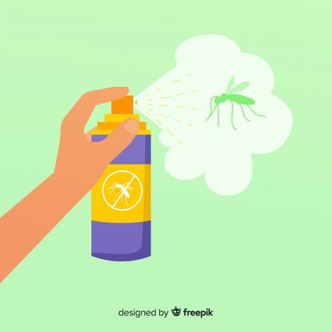 Aedes Mosquito, Mosquito Spray, Natural Mosquito Repellant, Creative Advertising Design, Simple Illustration, Mosquito Repellent, Hand Holding, Vector Hand, Free Vectors