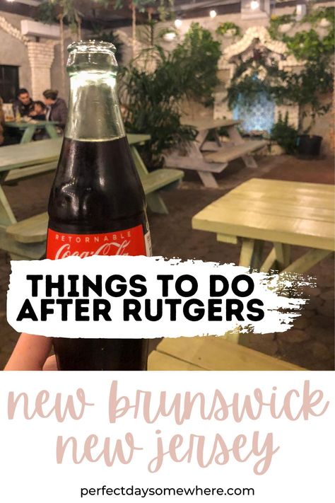 things to do in new brunswick new jersey Cool Activities, New Brunswick New Jersey, College Town, Happy Hours, Perfect Itinerary, Young Professional, New Brunswick, Awesome Things, Food Drinks