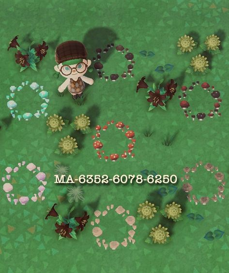 merley 🧸 on Twitter: "goths, you can have fairy circles! mermaids & fairies, you can have fairy circles! cottagecore friends, you can have fairy circles! find all 7 colours under my creator code MA-6352-6078-6250 ♥️🍄🍁 #acnh #acnhdesign… https://t.co/TfRQxAkkrU" Cottagecore Friends, Animal Crossing Patterns, Witchy Mushroom, Mushroom Circle, Fairy Island, Fairy Rings, Acnh Path, Cottagecore Animal Crossing, Acnh Paths